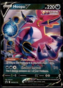 Pokemon TCG - Hoopa V - Promo SWSH: Sword & Shield Promo Cards SWSH176 LP - Picture 1 of 2