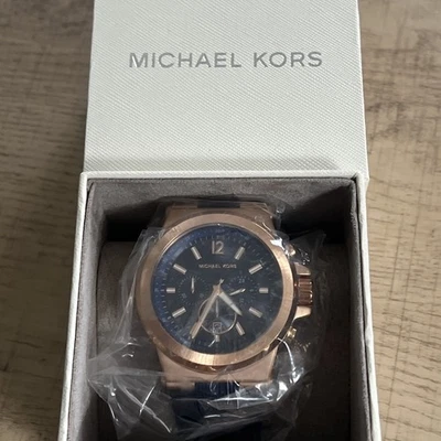 Michael Kors Original MK8295 Men's Stainless Steel Chronograph Watch Blue - Image 1 of 4