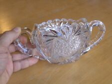 Fantastic Early ABP American Brilliant Period Cut Glass (1876-1914) Handled Bowl
