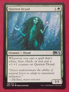 Magic The Gathering 2021 CORE SET M21 QUIRION DRYAD green card MTG - Picture 1 of 2