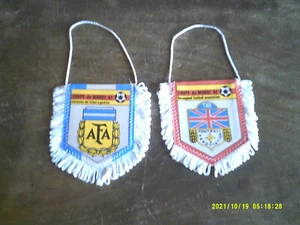 5 FANIONS FOOTBALL COUPE DU MONDE ESPAGNE 1982 ITALIE ARGENTINE POLOGNE FRANC - Imagen 1 de 5