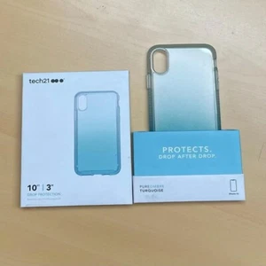 TECH21 Pure Ombre (iPhone X/XS) Case Slim Shockproof Tough Protective Cover - Picture 1 of 15