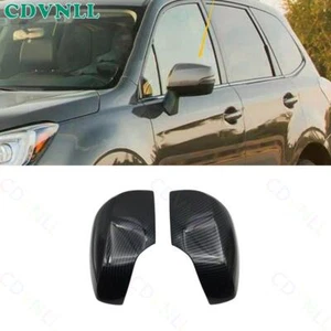 For Subaru Forester 2014-2018 ABS Carbon Fiber Exterior Reversing Mirror Cover - Picture 1 of 4