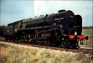 EISENBAHN British Railways Locomotive Dampflok Steam Train "EVENING STAR" color - Picture 1 of 2