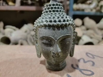 Old Bronze be unearthed Buddha Statue, Buddha Head - Image 1 of 4