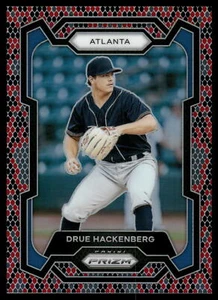 2024 Panini Prizm Baseball DRUE HACKENBERG SNAKESKIN PRIZM #234 ATLANTA - Picture 1 of 2