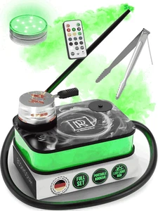 Portable Hookah Set With Everything And Case Premium Book Hookah with Smoke - Picture 1 of 8