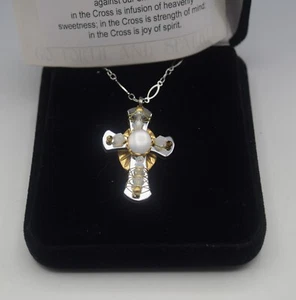 LIZTECH JEWELRY CROSS OF HOPE NECKLACE AND PENDANT 18" CHAIN MIB - Picture 1 of 5