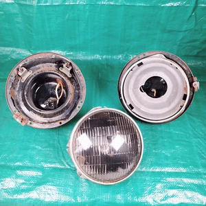 42 47 Cadillac Headlight Bucket Guide Bulb Glass Left Right LH RH Head Light - Picture 1 of 14