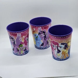 My Little Pony Collectible Souvenir Reusable 16oz Plastic Cups￼ (set Of 3) - Picture 1 of 8