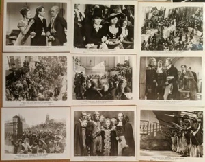 RETURN OF THE SCARLET PIMPERNEL 9 Vintage Movie Photos BARRY BARNES JAMES MASON - Picture 1 of 7