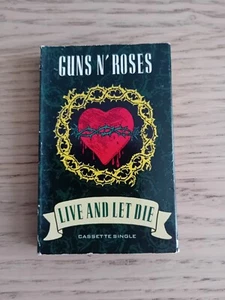 Guns N' Roses - Live And Let Die - Used Cassette - G7420z - Picture 1 of 7