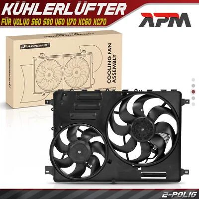 Ventola raffreddamento motore ventola radiatore per Volvo S60 S80 V60 V70 XC60 XC70 2.0L-3.2L - Immagine 1 di 4