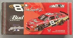 2002 Action 1/24 Dale Earnhardt Jr Budweiser MLB All Star Game 18K White Gold - Picture 1 of 10