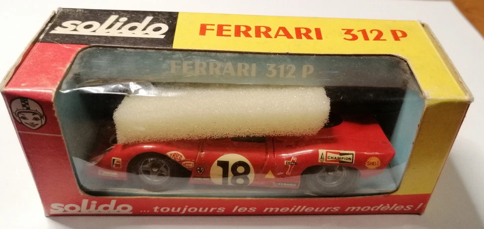 Solido Serie 100 art.177 Ferrari 312 P con scatola origin. Perfetto. Come nuovo. - Immagine 1 di 4