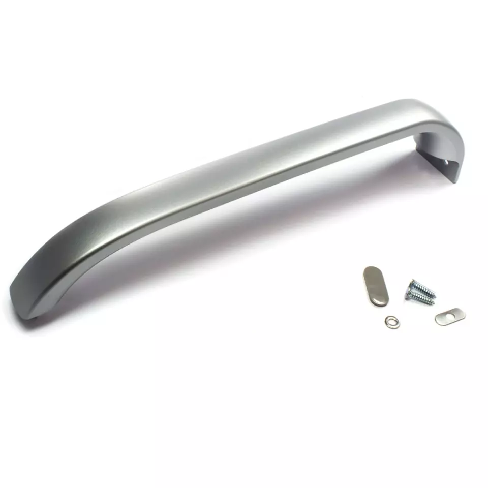 Maniglia sportello frigo frigorifero Bosch silver argento 31,5 cm  369551 26757 - Immagine 1 di 1
