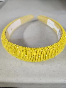Anthropologie Headband matte seed hb llani yellow new  $58 - Picture 1 of 5