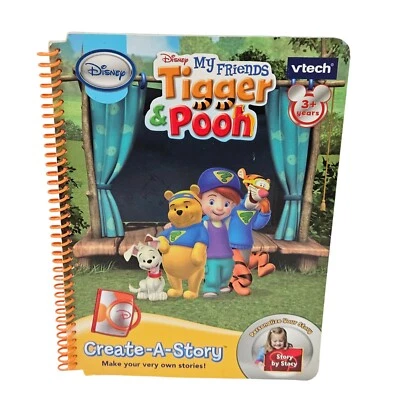 Replacement Only - Vtech Create A Story Disney My Friends Tigger & Pooh Book - Image 1 of 4