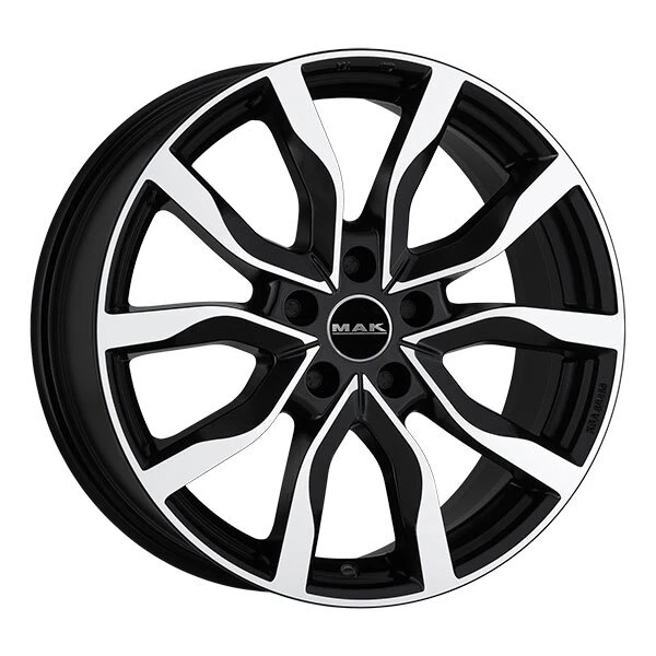 Alloy Wheel MAK HIGHLANDS Black Mirror 17" 7 0j OPEL MERIVA Facelift 2014
