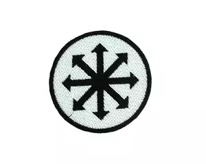 Parche Plancha Bordada/Costura Insignia Mochila Motociclista Caos Calavera Motocicleta - Imagen 1 de 1