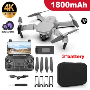 Drone X Pro WIFI FPV 4K HD Camera 3 Batteries Foldable Selfie RC Quadcopter - Picture 1 of 10