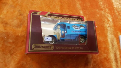 MM - Matchbox Models of Yesteryear Y-25 1910 Renault Type AG hellblau OVP #295 - Bild 1 von 2