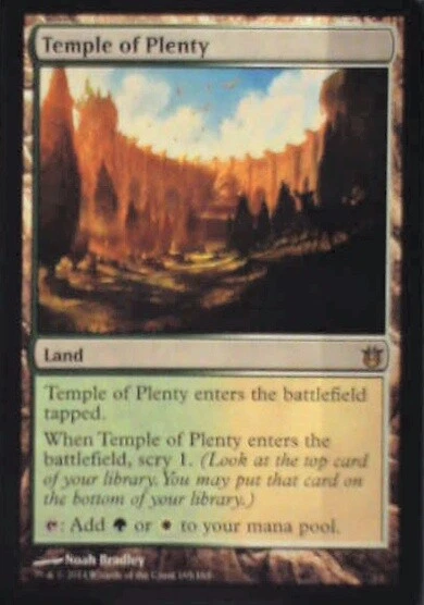 Temple of Plenty - Born of the Gods: #165, Magic: The Gathering Nm R235 - Image 1 of 1
