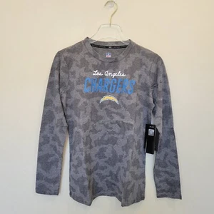 MSX by Michael Strahan for NFL Womens LongSleeve Camo Tee LA Chargers Medium NEW - Picture 1 of 9