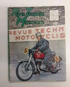 RTM REVUE TECHNIQUE MOTOCYCLISTE MOTO N* AOUT 1953 ESSAI R4C GNOME RHONE - Foto 1 di 7