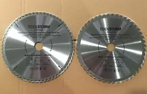 **2PC Circular Saw Blades 250mm 48T,60Teeth 30MM BORE With 2 Reduction TCT CUTTI - Picture 1 of 6