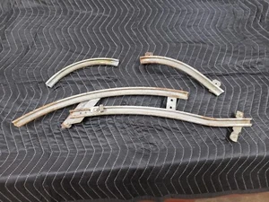Set 1962 Cadillac 2 Door Left Rear Quarter Window Tracks Coupe & Convertible - Picture 1 of 10
