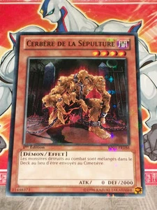 Carte YU GI OH CERBERE DE LA SEPULTURE BP01-FR186 STARFOIL - Picture 1 of 1