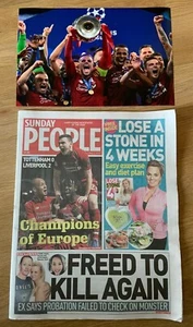 SELTENES Liverpool Champions League Finale 2019 Set Zeitung Foto KLOPP PEOPLE - Bild 1 von 5