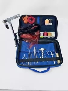 Fly Tying Kit, Fly tying Vice AA, tying Materials with Travel Case - trout - Picture 1 of 6