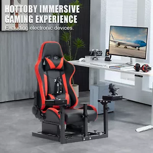 Hottoby Flugsimulator Cockpit mit Sitz Passend für Thrustmaster Hotas Warthog - Bild 1 von 21