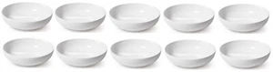 G.E.T. B-46-AW Siedlung 1,7 Quart amerikanische weiße Schüssel Pasta/Salat/Suppe Posten - Bild 1 von 2