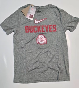 Boys Nike DriFit Ohio State Buckeyes Legend Football Licensed T-Shirt OSU - Picture 1 of 2