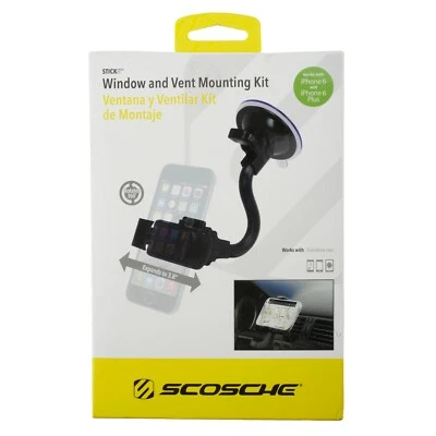 NEW BLACK SCOSCHE WINDOW &VENT MOUNTING KIT. - Image 1 of 4