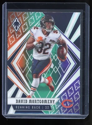 2020 Panini Phoenix David Montgomery Color Burst #30 Chicago Bears - Image 1 of 2
