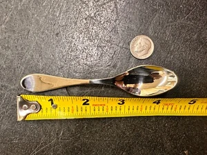 Set of 12 GUY DEGRENNE ISATIS 4 1/4" Stainless Steel Demitasse Spoons - France - Imagen 1 de 8