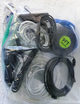 Lot of MISCELLANEOUS LIGHTNING CABLES, DIFFERENT TYPES and LENGTHS, ALL WORKING - Image 1 of 2