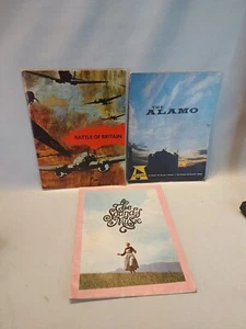 3x Vintage Movie Film Cinema Brochure + Synopsis  1960s Alamo Sound Of Music BoB - Picture 1 of 11