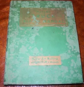1936-1942 1937 1938 1939 Truck Manual Ford LaFrance Autocar Chevrolet Fargo REO - Picture 1 of 2