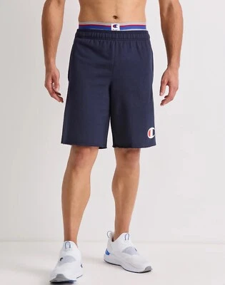 Champion Men's Fleece Shorts Sweatpants Powerblend C Logo Pockets 10 Inseam ,S - Image 1 of 4