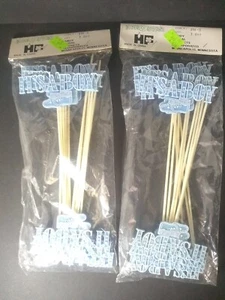 It's A Boy Floral Picks Lot Of 24 Handy Florist Products For Flower Shop - Picture 1 of 3