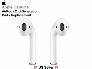 Authentic Apple AirPods 2nd Generation, Select Right or Left or Charging Case - Picture 1 of 24