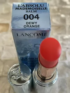 💠LANCOME 004 DEWY ORANGE L'Absolu Mademoiselle Balsamo Labbra Colorato Trasparente Lt Pesca - Foto 1 di 3