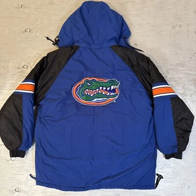 Chaqueta con Capucha Pullover Vintage Años 90 Starter NCAA Florida Gators 1/2 Cremallera Talla Grande Foto 1 de 4