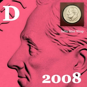 2008 D Roosevelt Dime ~ Satin Mint Strike ~ Original Mint Wrapper - Picture 1 of 1