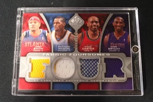 2009-10 SP Game Used Fabric Foursomes Quad Jersey Smith Mason Carter Kobe /199 - Picture 1 of 2